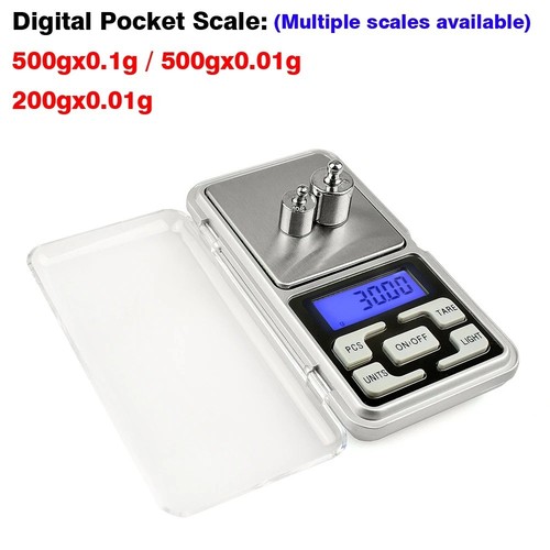 Digital pocket scales 1g - pocket, 0.1g