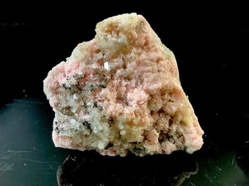 Rhodochrosite stilbite quartz - rhodochrosite,