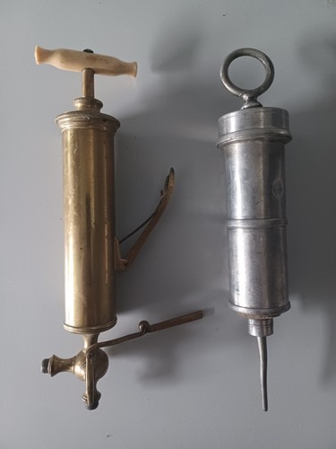 Antique brass and aluminum - and,