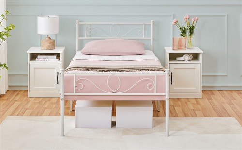 Metal bed frame - metal, single