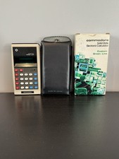 Commodore Custom Green Line GL997R Electronic Calculator Boxed Working VGC Rare
