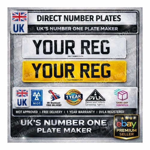 Number plates replacement - number,