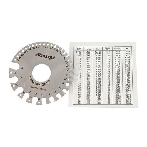 Swg round wire gauge - round,