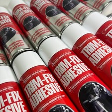 TRIM FIX GLUE Van Carpet Spray High Temperature Adhesive Heat Resistant 500ml