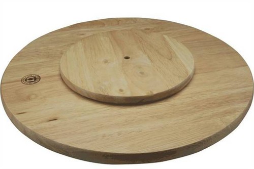 Rubber wood rotating lazy - rubber,