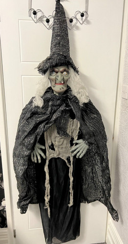 Scary 6ft witch - witch, posable