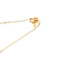 Personalised Double Heart Names Necklace Jewelry Charm Gift