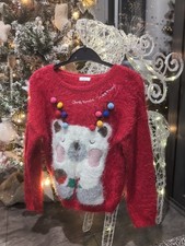 Next Girls Christmas Jumper