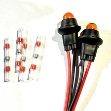 501 bulb holder with amber - 2x,