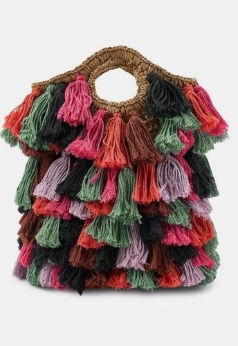 Zara multicoloured cotton pom - zara,