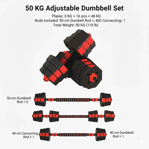 Adjustable octagonal dumbbell - octagonal,