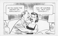 Postcard Man trying to pick up