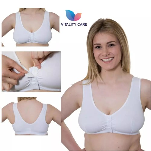 Front fastening bra mastectomy - front,