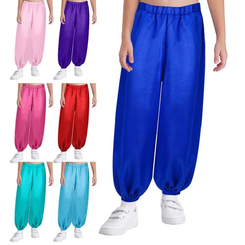 Kids girls satin harem pants - girls,