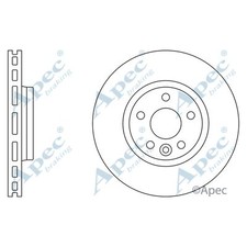 2x Brake Discs Vented For