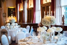 50 x 60cm Silver candelabras FOR HIRE - Dry hire - PICK UP & RETURN 