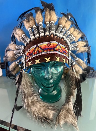 Native american beaded indian - american,