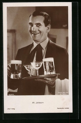 Actor jolson serves drinks - jolson,