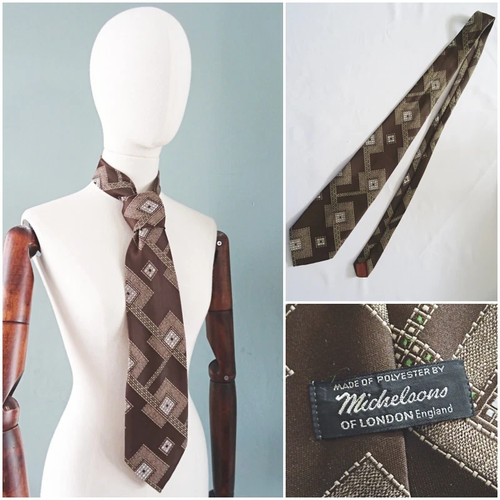 Vintage kipper tie - vintage, 1970s