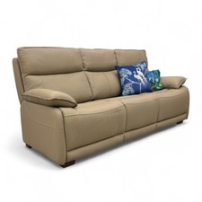 ‘Lugo’ 3 Seater Sofa Latte