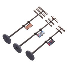 Plastic Miniature Pole Models