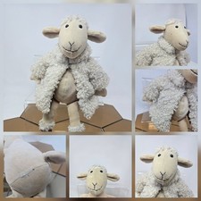 Jellycat Lamb Sheep In Fur Coat & Boots High Heels Soft Toy Plush 8"