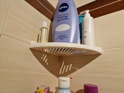 Corner shower rack shelf - corner,