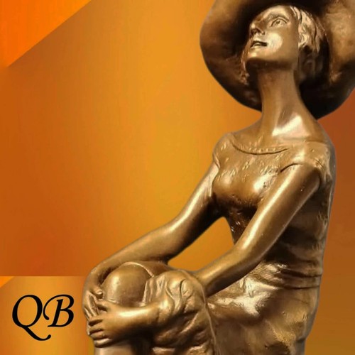 Art deco bronze - art, figurine