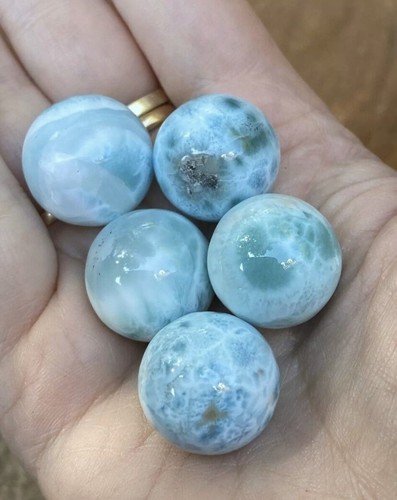 Larimar ball deep blue dolphin - deep,