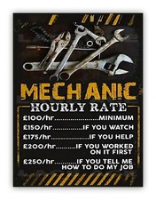 Funny "Mechanic Hourly Rate"