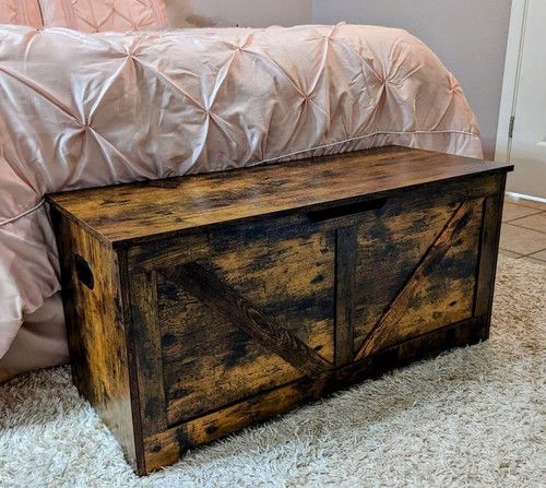 Rustic storage chest - rustic,