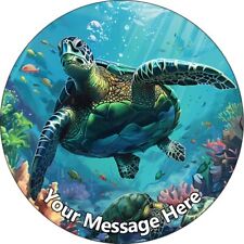 Sea Turtle Personalised Cake