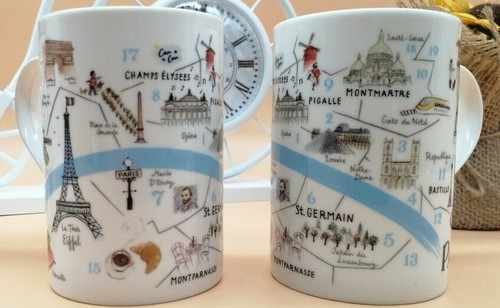 Set porcelain paris - set, of