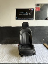 Audi A6 S Line 2.0 TDI 2012-2015 Front Passenger Seat Black Leather Saloo