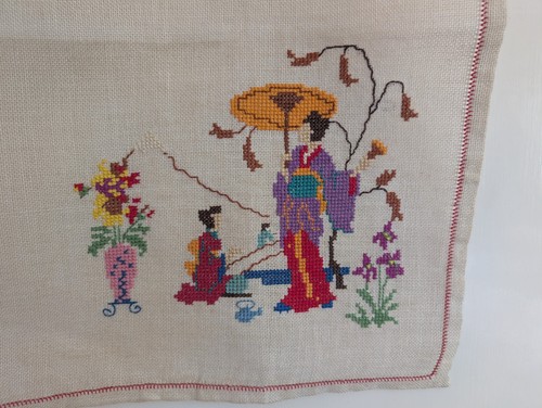 Vintage japanese geisha - vintage,