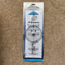 Blundell Harling Portland Course Plotter Marine Navigation Blue