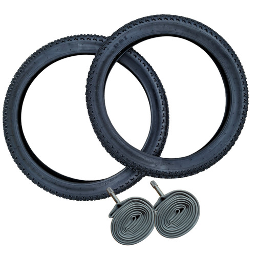 Pair tyres tubes 20 - &,