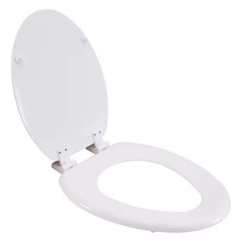 Elongated wood toilet seat - elongated,