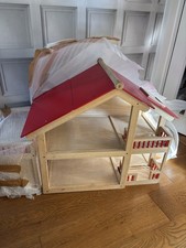 Pintoy Play House - Doll House, Vintage, Multicolour, Wooden