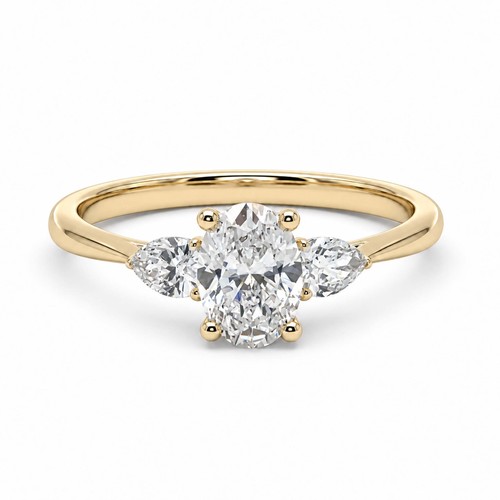 1ct oval lab grown diamond - 1ct,