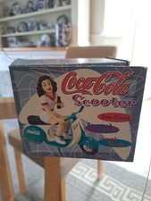 Coca-Cola Vespa Scooter Limited Edition Collectible Model 1/24 Scale RARE 