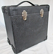 VINYL RECORD STORAGE CASE HEAVY DUTY TOUGH EX D.J. CASE HOLDS 70 RECORDS