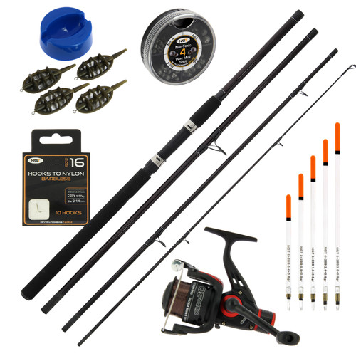 Float feeder fishing - feeder, rod