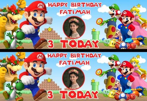 Personalised super mario - personalised,