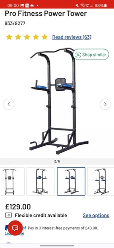 Pro fitness power tower - fitness,