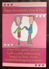 Happy anniversary card for - happy,