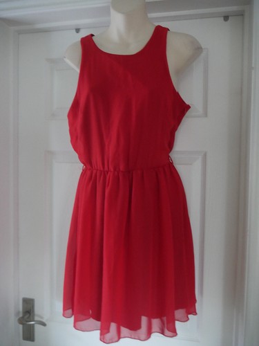 Red rare summer dress size - red,
