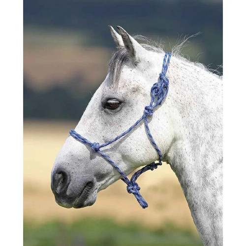 Shires rope control headcollar - rope,