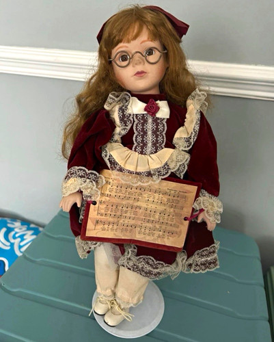 Porcelain girl doll - girl, with