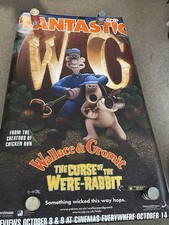 Huge Wallace & Gromit Bus Stop Poster Aardman